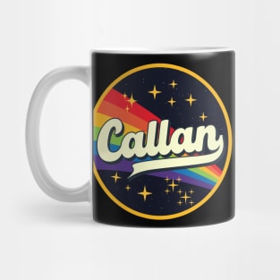 Callan // Rainbow In Space Vintage Style Mug